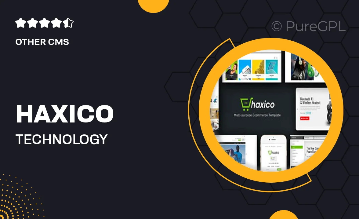 Haxico – Technology Responsive Magento Theme
