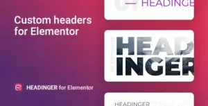 Headinger – Customizable Headings for Elementor