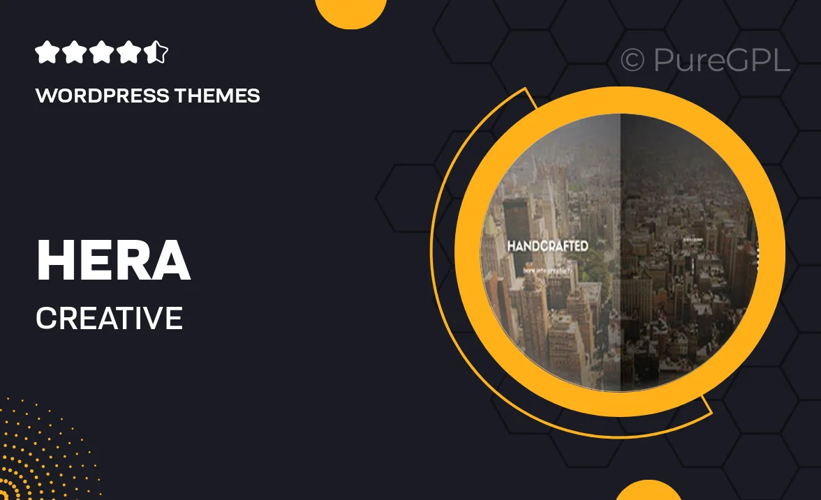 Hera – Creative Multipurpose WordPress Theme