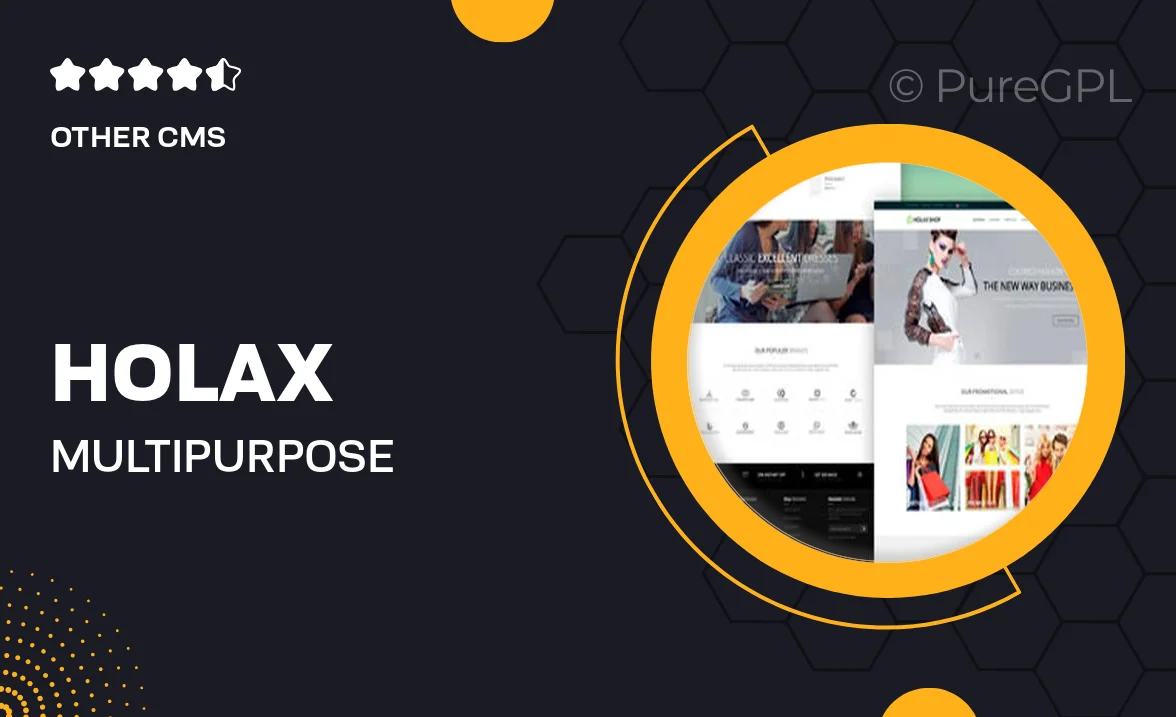 Holax – Multipurpose Hikashop eCommerce Joomla Template