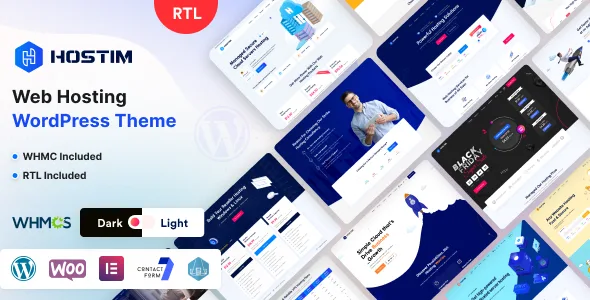 hostim web hosting wordpress theme with whmcs 1
