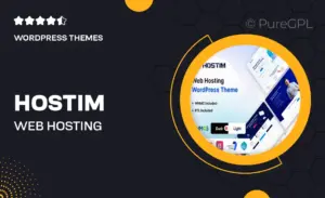 Hostim – Web Hosting WordPress Theme with WHMCS