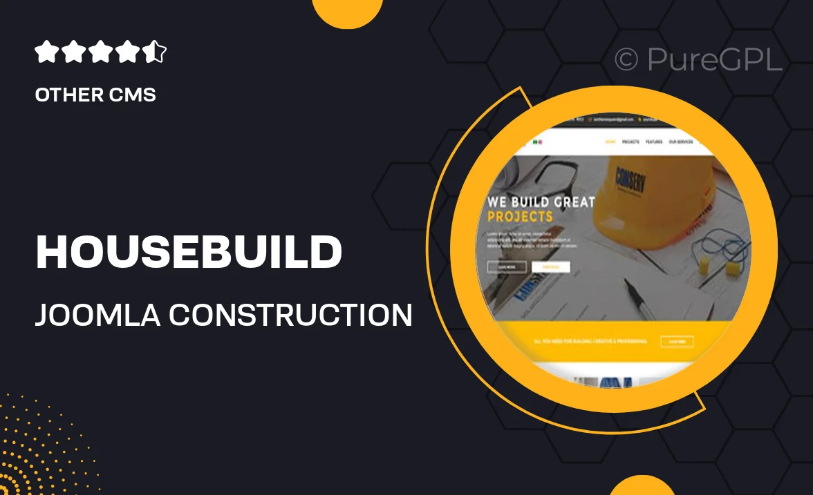 Housebuild – Joomla Construction Business Theme