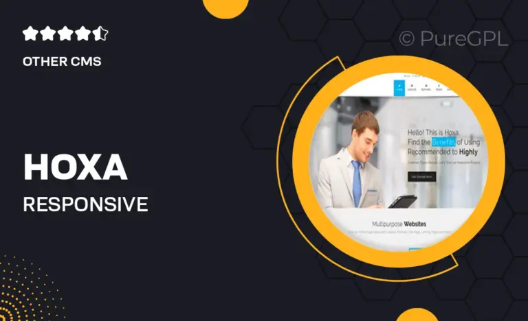 hoxa responsive multipurpose joomla template