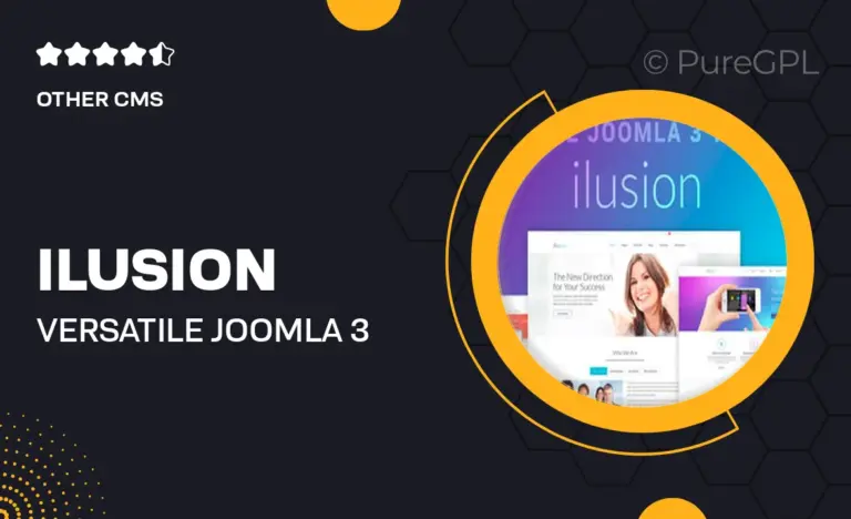 ilusion versatile joomla 3 template