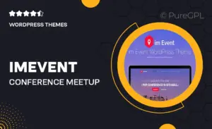 imEvent – Conference Meetup Christmas New Year Halloween Event WordPress Theme