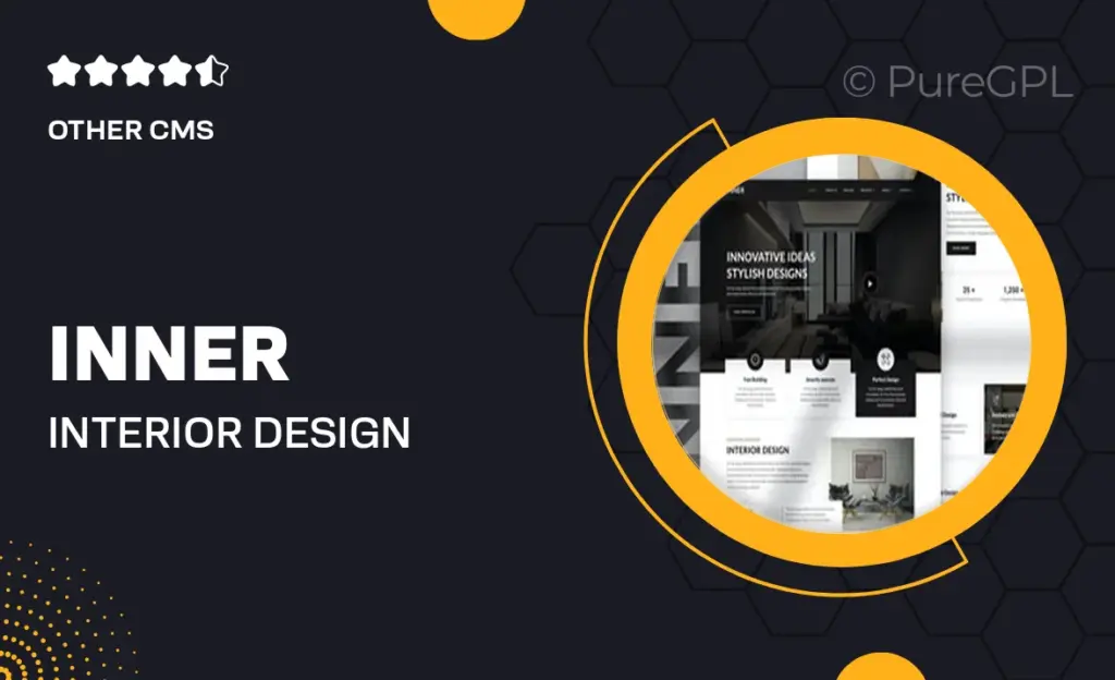 Inner – Interior Design & Architecture Template Kit 53 Inner – Interior Design & Architecture Template Kit