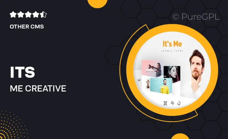 it s me creative personal portfolio or agency responsive joomla template