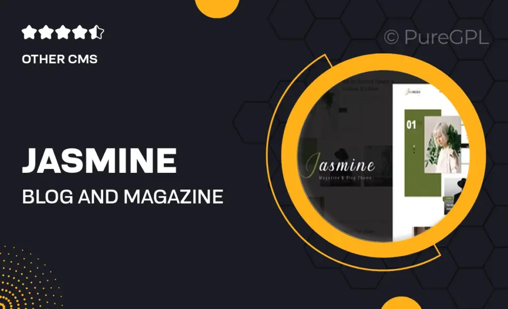 Jasmine – Blog and Magazine Ghost Theme 51 Jasmine – Blog and Magazine Ghost Theme