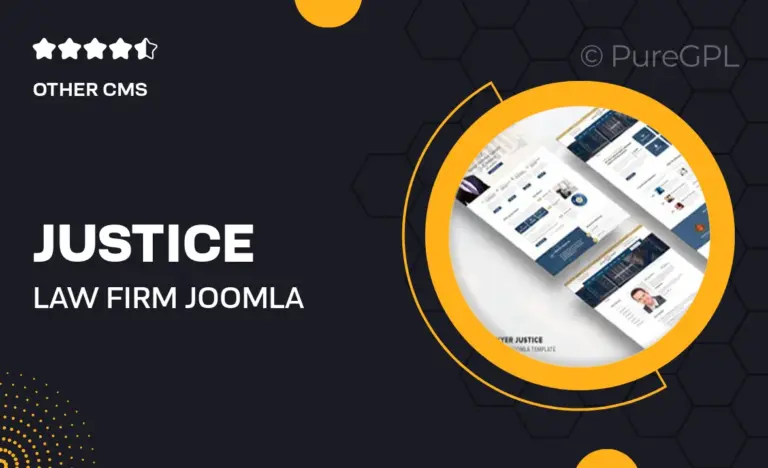 justice law firm joomla template