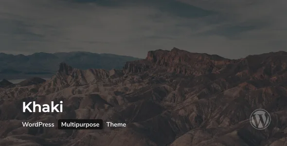 khaki responsive multi purpose wordpress theme 1