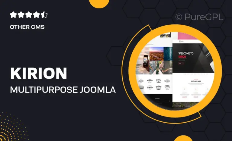 kirion multipurpose joomla template