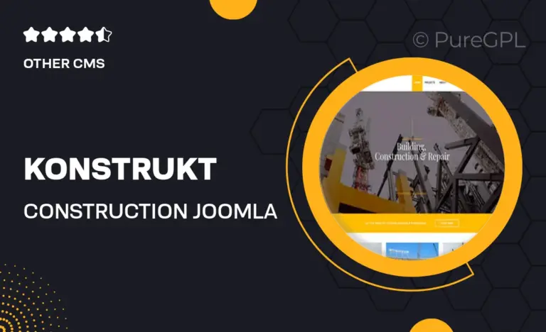 konstrukt construction joomla template
