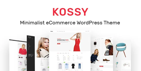 kossy minimalist ecommerce wordpress theme 1