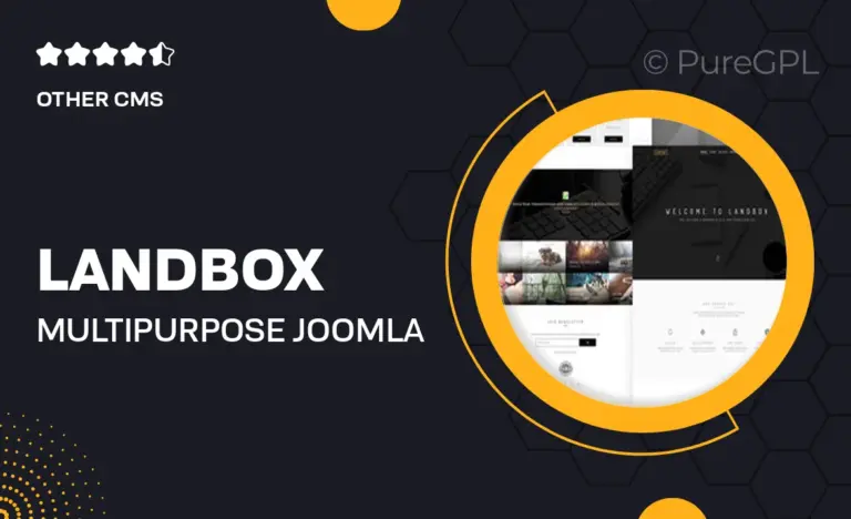 landbox multipurpose joomla template