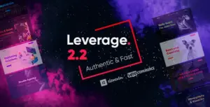 Leverage – Agency and Portfolio WordPress Theme