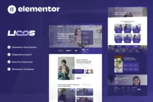 Licos – Life Coach & Psychologist Services Elementor Template Kit
