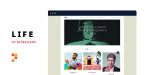 Life – Boxed Portfolio WordPress Theme