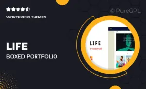 Life – Boxed Portfolio WordPress Theme