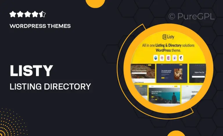 listy listing directory solutions wordpress theme