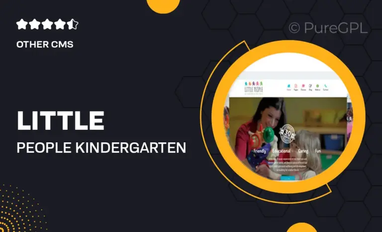 little people kindergarten joomla template