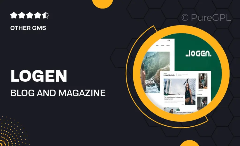 Logen – Blog and Magazine Ghost Theme 53 Logen – Blog and Magazine Ghost Theme