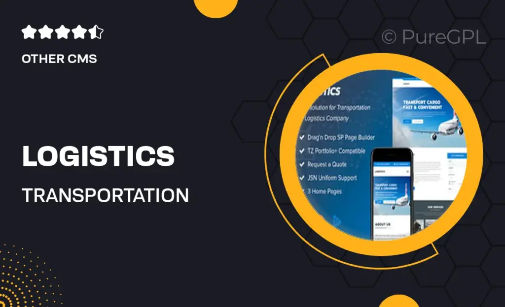 Logistics – Transportation Joomla Template 43 Logistics – Transportation Joomla Template