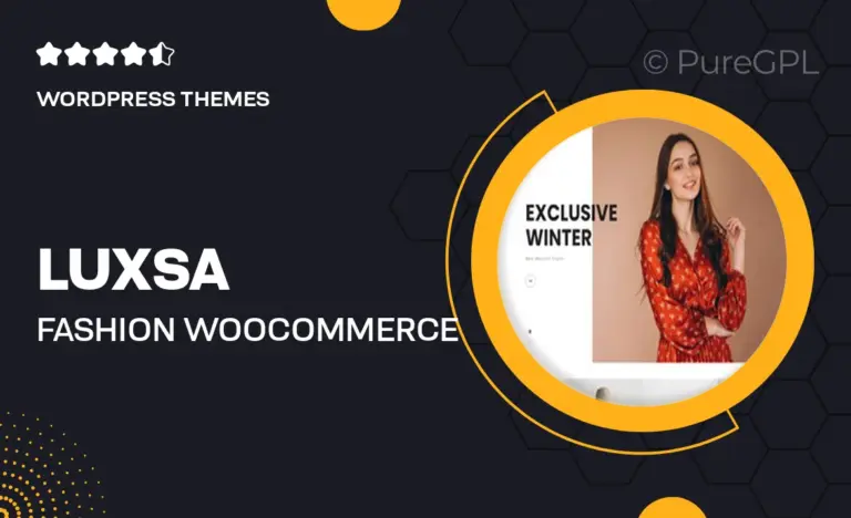 luxsa fashion woocommerce theme