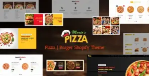 Marios Pizza | Pizza, Burger Restaurant Shopify