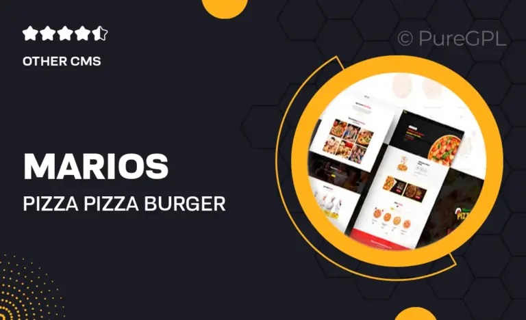marios pizza pizza burger restaurant shopify