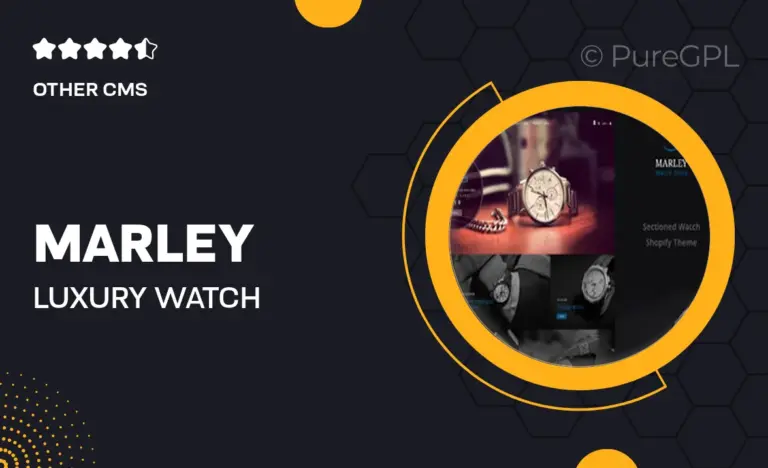 marley luxury watch shopify theme