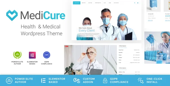 medicure health medical wordpress theme 1