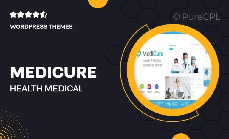 medicure health medical wordpress theme