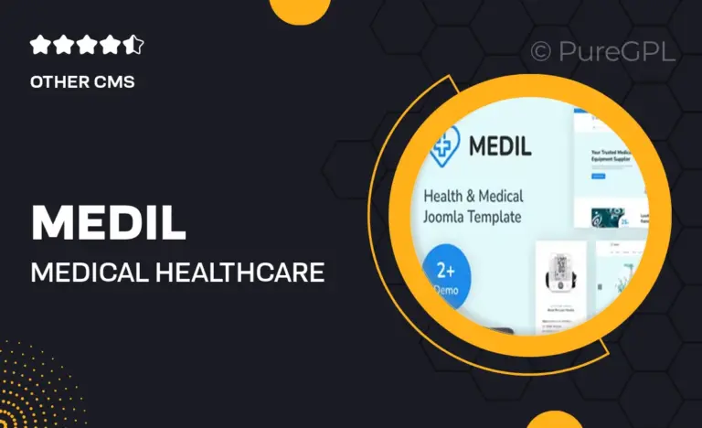 medil medical healthcare joomla 4 template