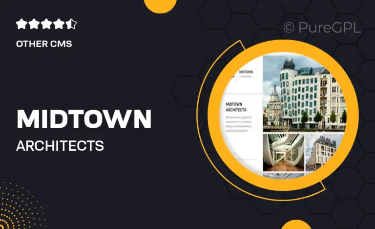 midtown architects responsive business joomla portfolio template