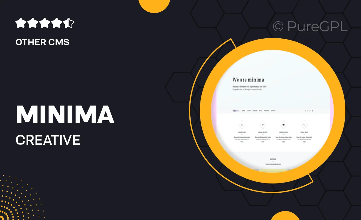 Minima – Creative & Professional Joomla Template