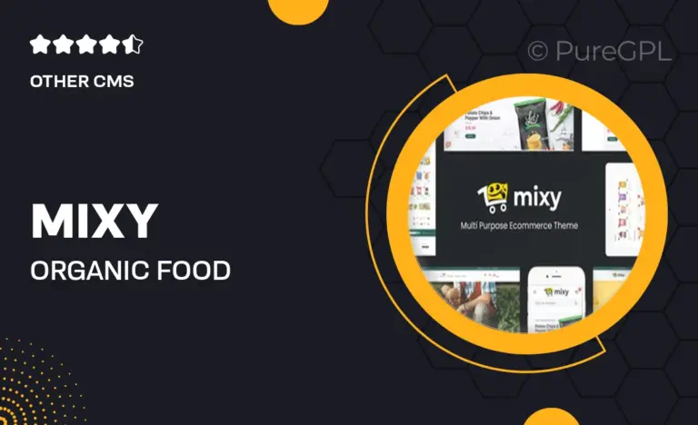 mixy organic food cosmetic prestashop theme