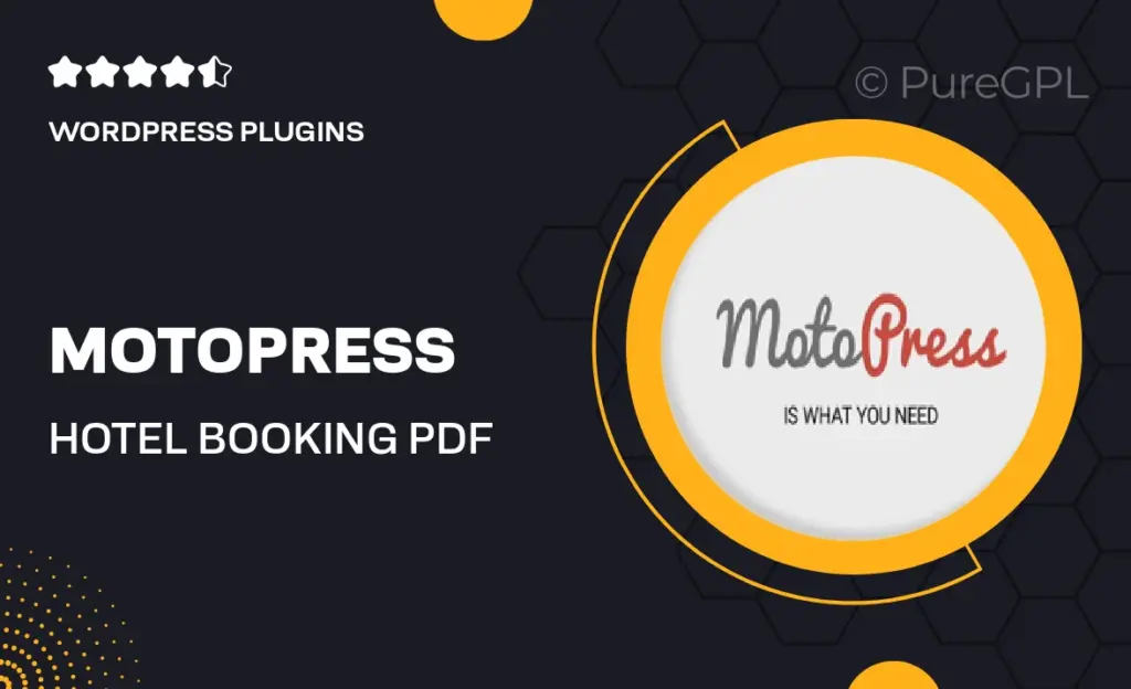 MotoPress | Hotel Booking PDF Invoices