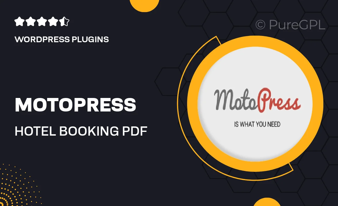 MotoPress | Hotel Booking PDF Invoices