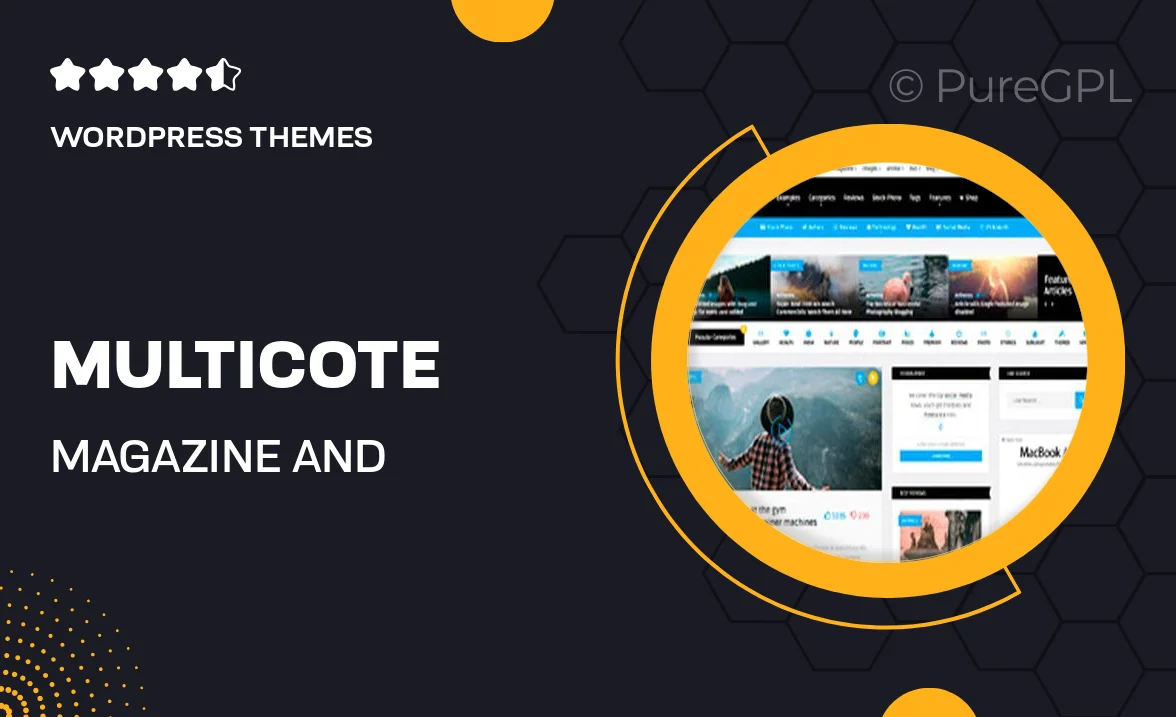Multicote – Magazine and WooCommerce WordPress Theme