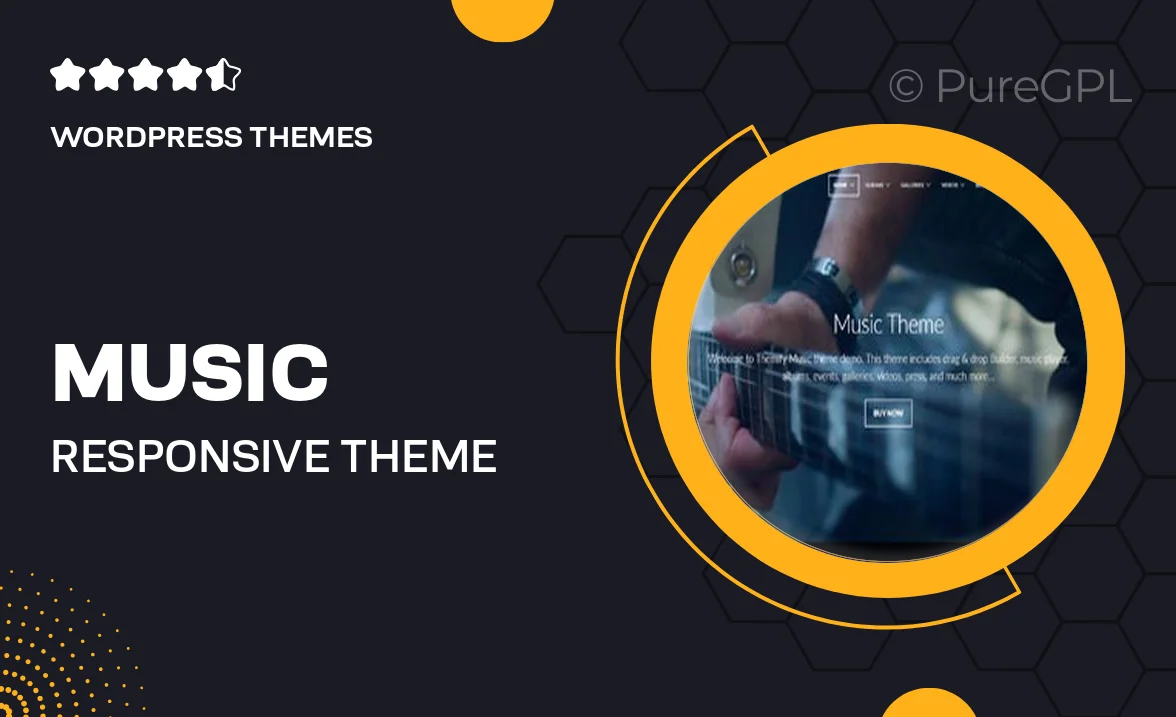 Music – Responsive Theme for Artists & Events
