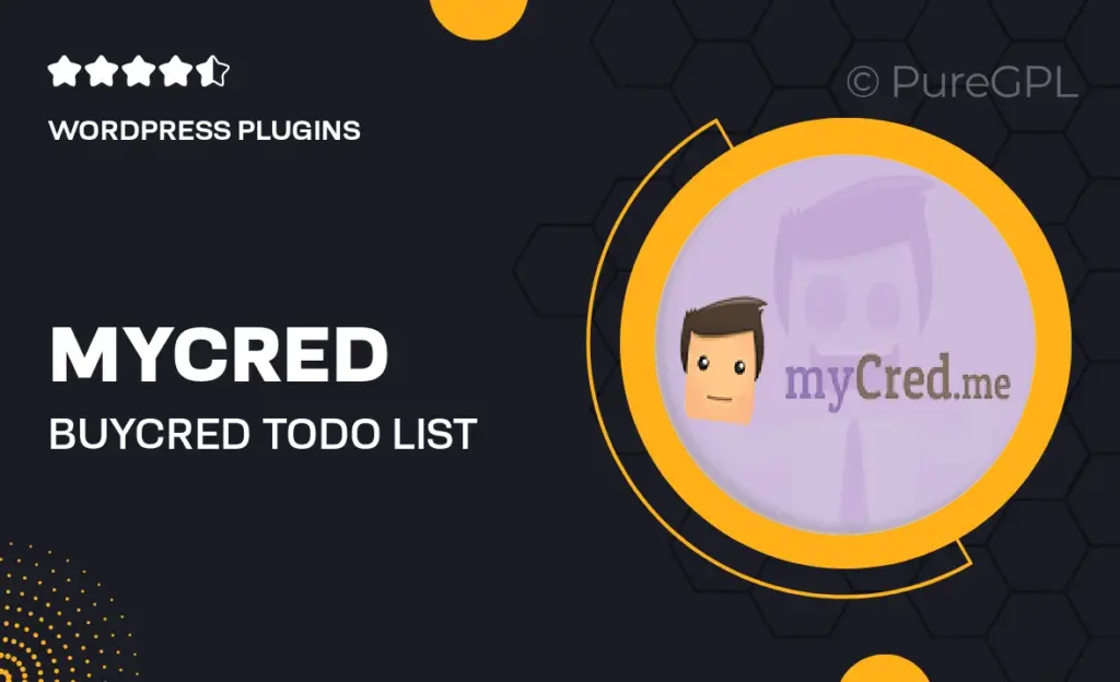 Mycred | buyCRED To-Do List 6 Mycred | buyCRED To-Do List