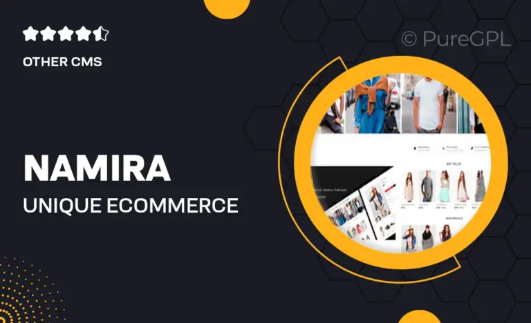 namira unique ecommerce j2store joomla template