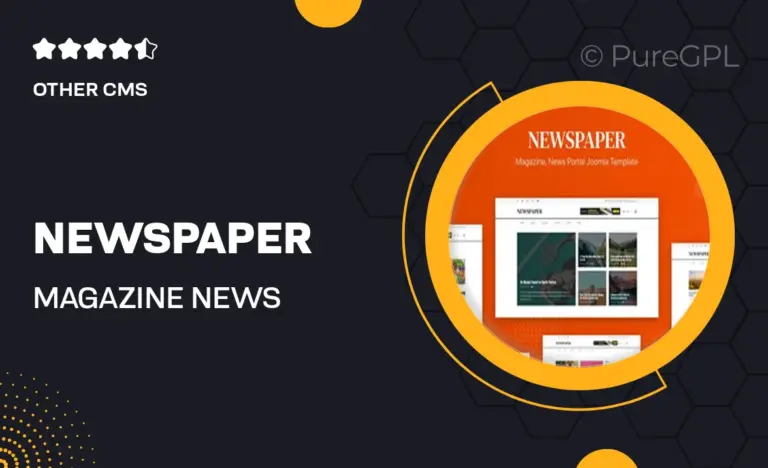 newspaper magazine news joomla 4 template