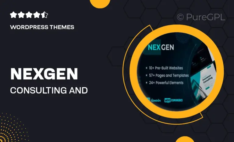 nexgen consulting and business wordpress theme