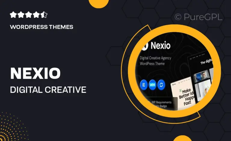 nexio digital creative agency theme