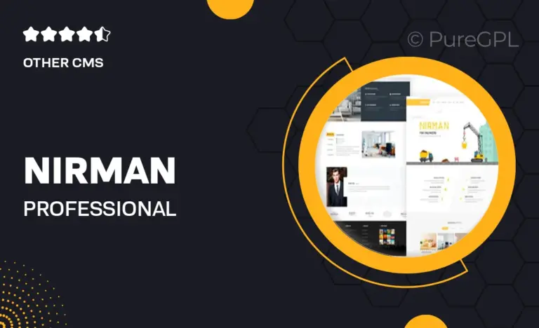 nirman professional construction joomla template