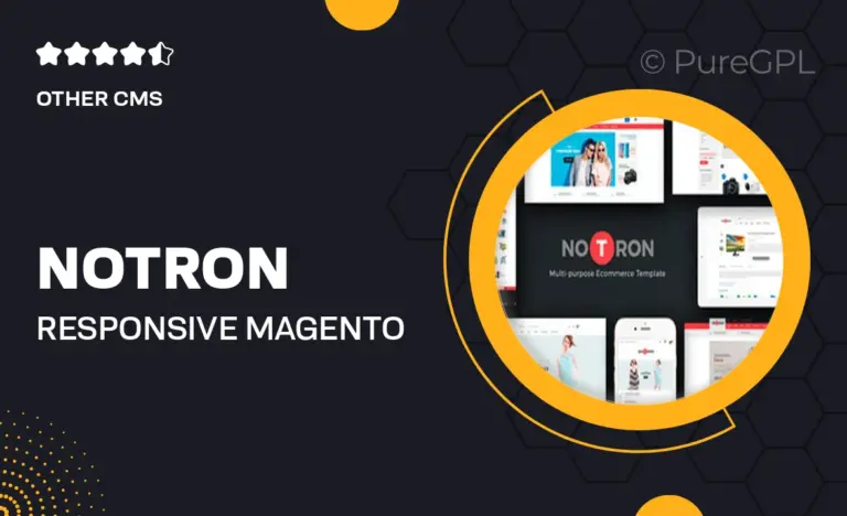 notron responsive magento theme