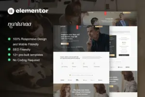 Nurturaa – Life Coach & Motivator Elementor Pro Template Kit