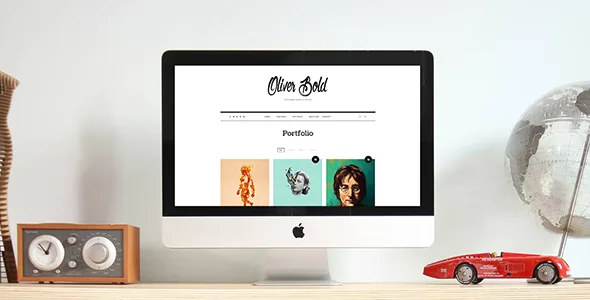 oliver classic portfolio wordpress theme 1